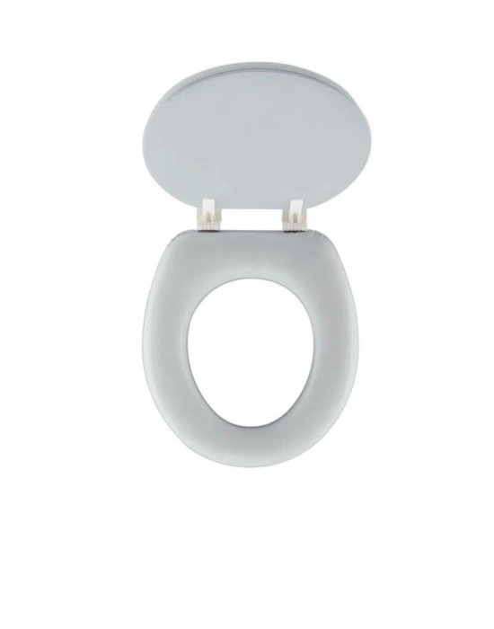 Lüks Klozet Kapağı Desenli Düz Kalın Süngerli Royaleks-14054