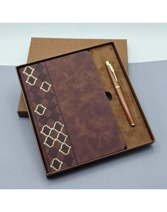 Lüks Kutulu Defter Kalem Set