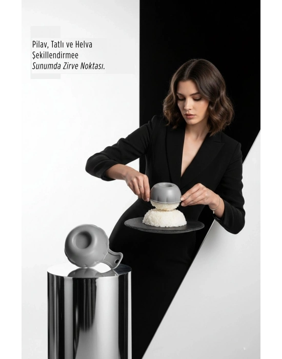 Lüks Sunum Sanatı: Premium Pilav, Tatlı Ve Helva Şekillendirme Kalıbı