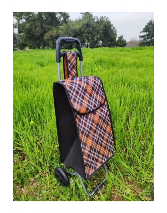 Lüx Pazar Arabası Su Geçirmez Çantalı