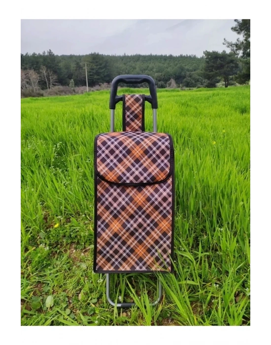 Lüx Pazar Arabası Su Geçirmez Çantalı