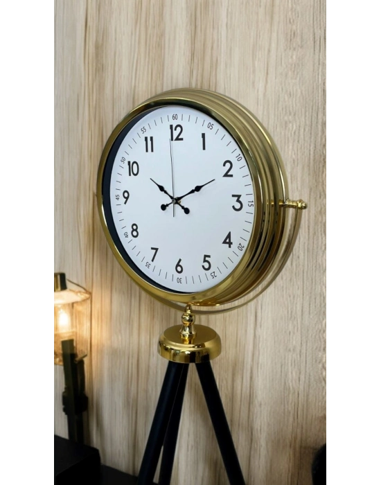 ® Luxury Gold Tripod Ayaklı Saat