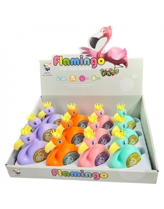 LY2226-A9 - SEVIMLI FLAMİNGO KURMALI IŞIKLI