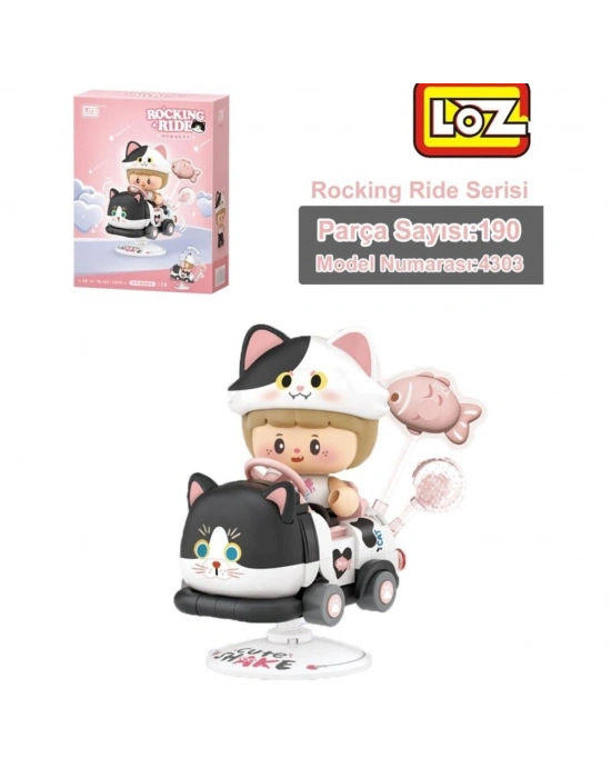 LZ-4303  HOLSTEİN CAT SALLANMA SÜRÜŞÜ 190 PARÇA BLOCK OYUNCAK