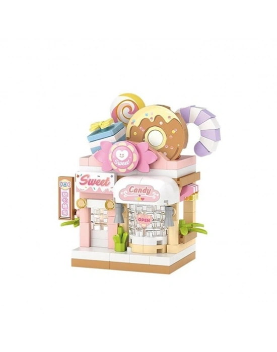 LZ-8604  ŞEKER DÜKKANI 150 PARÇA BLOCK OYUNCAK MİNİ POŞET