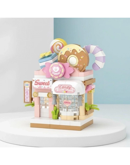 LZ-8604  ŞEKER DÜKKANI 150 PARÇA BLOCK OYUNCAK MİNİ POŞET