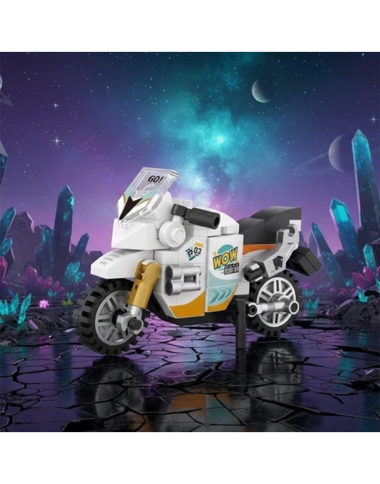LZ-8624  MOTORSİKLET 120 PARÇA BLOCK OYUNCAK MİNİ POŞET