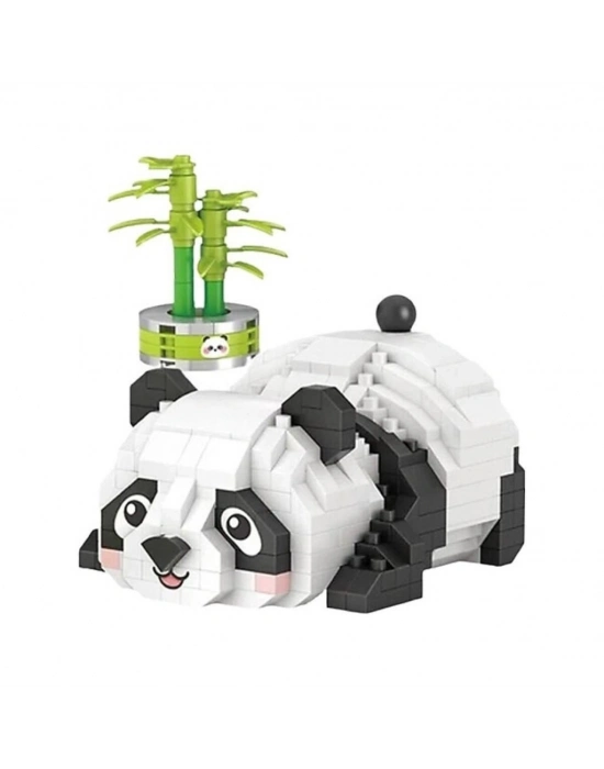 LZ-8804  DİNLENEN PANDA 340 PARÇA BLOCK OYUNCAK