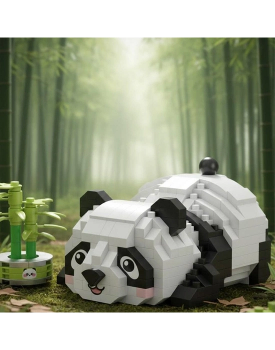 LZ-8804  DİNLENEN PANDA 340 PARÇA BLOCK OYUNCAK