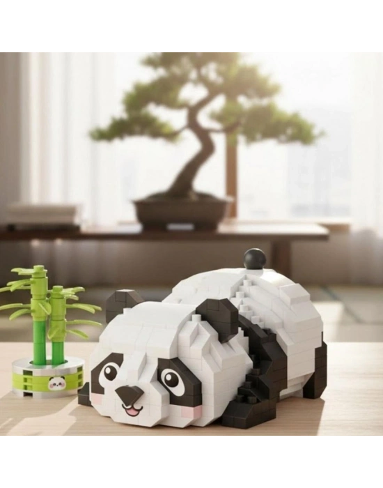 LZ-8804  DİNLENEN PANDA 340 PARÇA BLOCK OYUNCAK