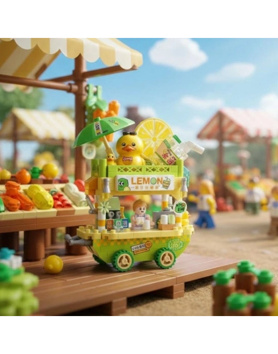 LZ-8856  LİMON ARABASI 310 PARÇA BLOCK OYUNCAK