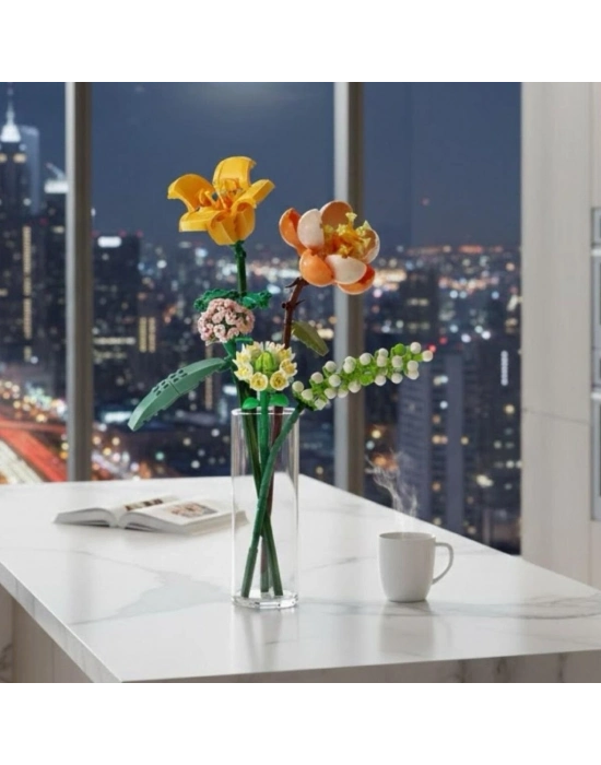 LZ1658 Güneşli ve Enerjik Turuncu 456 Parça Yapım Seti