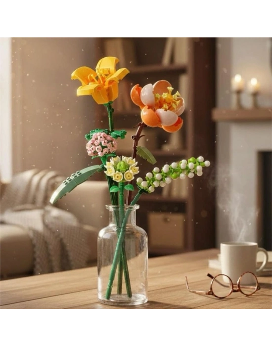 LZ1658 Güneşli ve Enerjik Turuncu 456 Parça Yapım Seti