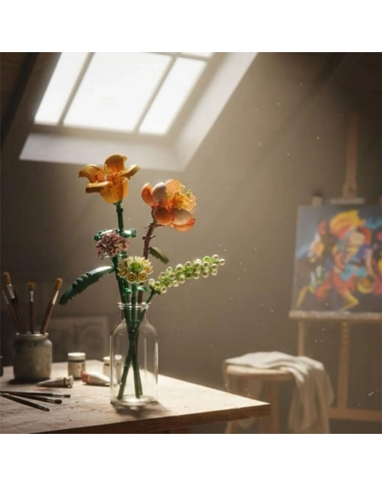 LZ1658 Güneşli ve Enerjik Turuncu 456 Parça Yapım Seti