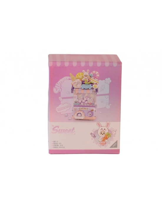 LZ1679 Sevimli Gashapon Makineleri MOR  BLOCK OYUNCAK 428 PRÇ