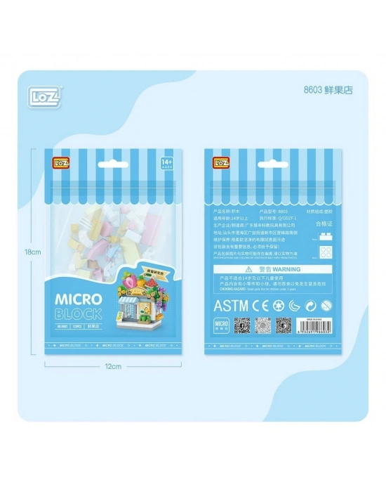 LZ8603  Blok Oyuncak Poşet -Vagonlife