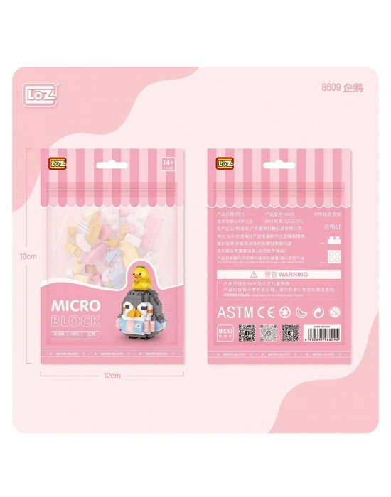 LZ8609  Penguen Blok Seti  Poşet -Vagon life