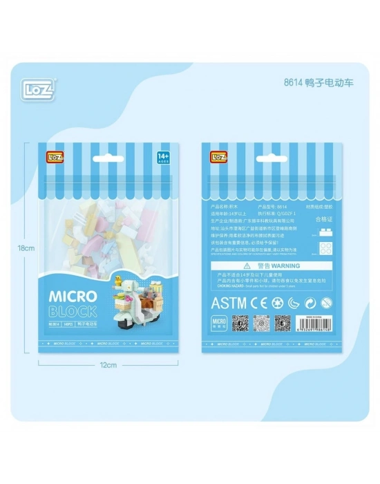 LZ8614  Sevimli Motor Blok Seti  Poşet