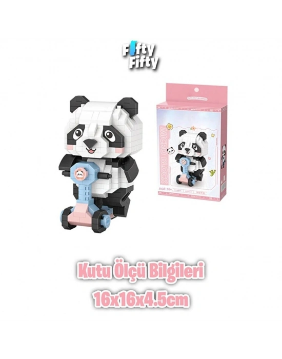 LZ8801 PANDA SCOOTER BLOCK OYUNCAK 320 PARÇA