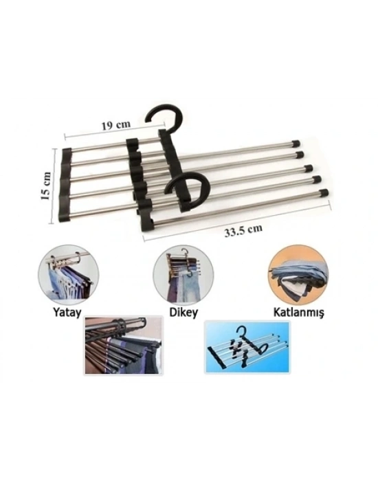 Magic Hanger 5in1 Pantolon Askısı