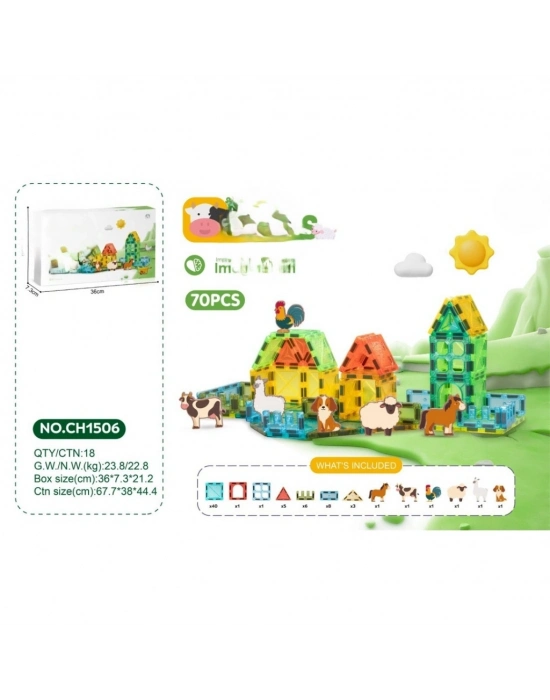 Magnetic Blok 5.5 cm 70 Parça