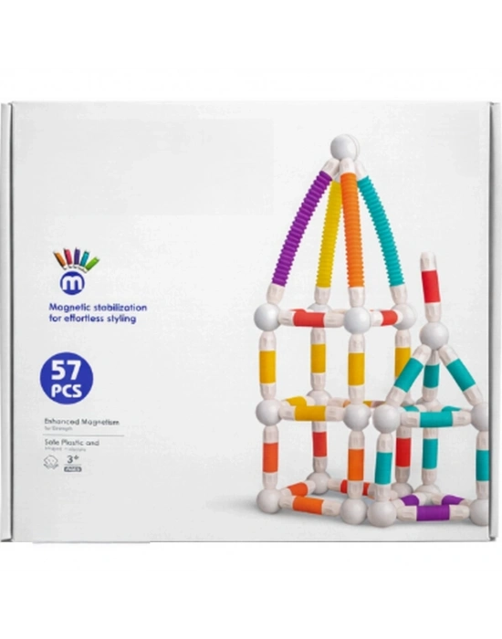 Magnetic Tüp Bloklar 57 Parça