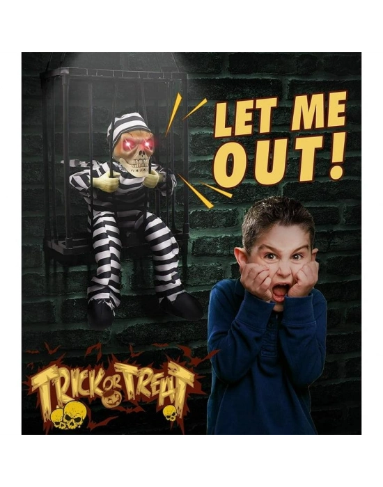 MAHKUM GÖRÜNÜMLÜ KURU KAFA İSKELET