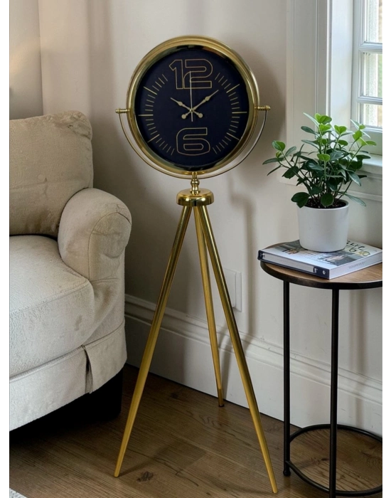 Majestic Gold Tripod Ayaklı Salon Saati