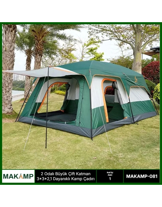 Makamp 2 Odalı Kamp Çadırı