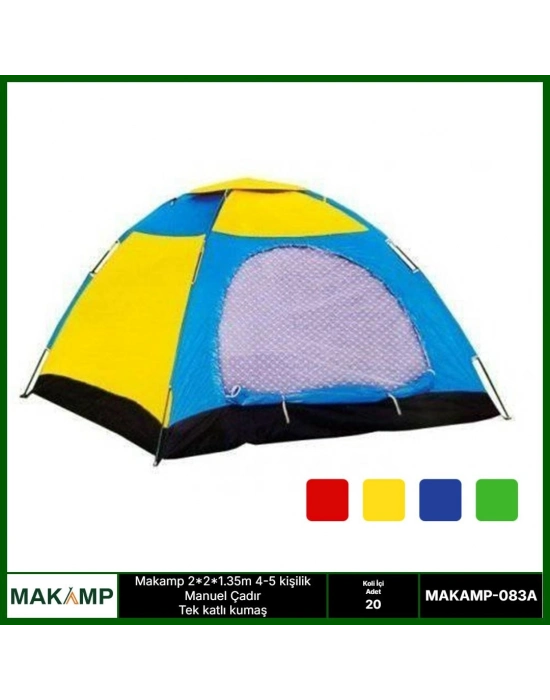 Makamp 4 Kişilik Manuel Çadır
