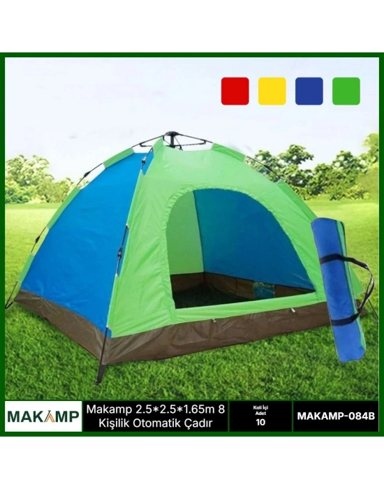 Makamp 8 Kişilik Otomatik Kurulumlu Çadır