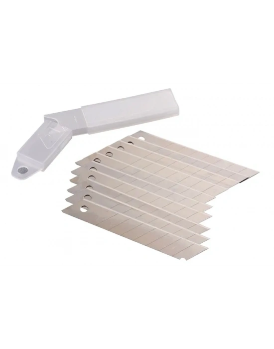 Maket Bıçağı - Falçata Ağzı - Yedeği Kalın 18mm - 10 Adet