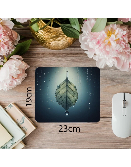 Makro Stilde Zen Damlası Mousepad - 19x23 cm 2 mm Dikdörtgen İthal Baskılı Mouse Pad