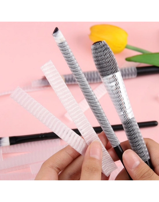 ®  Makyaj Far Allık Kontür Eyeliner Fırça Malzemeleri Ürünleri Koruyucu File Kapak Örgü Kılıf S
