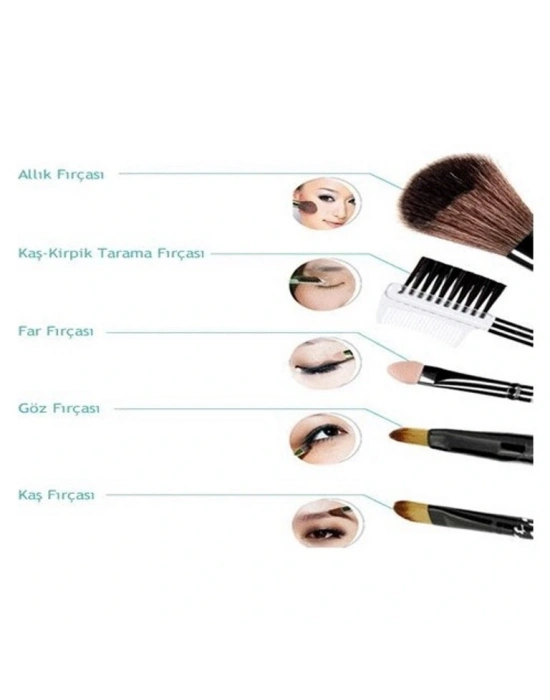 Makyaj Fırça Seti 5 Parça