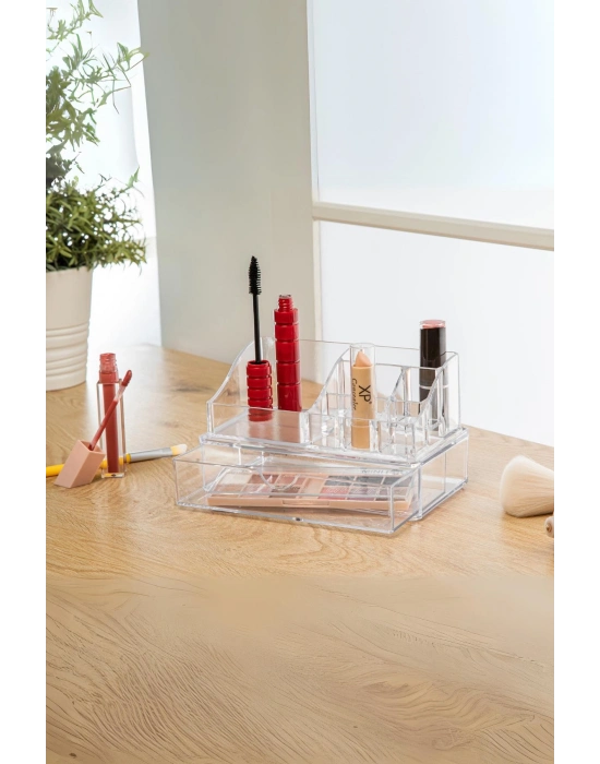 Makyaj Organizeri & Çekmeceli Kozmetik Ürün Raf Düzenleyici & Takı Kutusu & Organizer