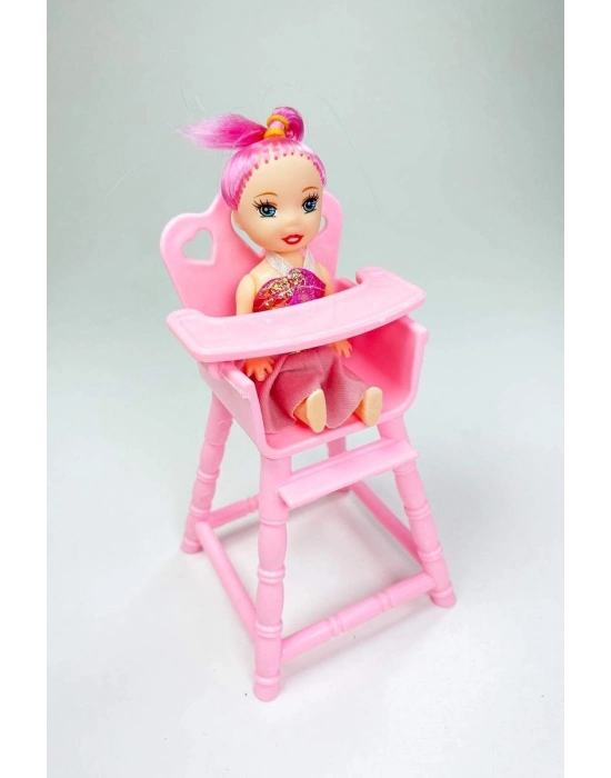 Mama Sandalyeli Parmak Bebek 16 cm