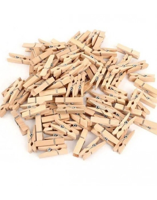 Mandal Mini Ahşap Mandal (10 Adet)