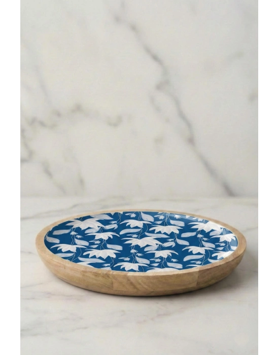 Mango Agacı Servis Tabağı & Sunum Tabağı 25 Cm Desenli