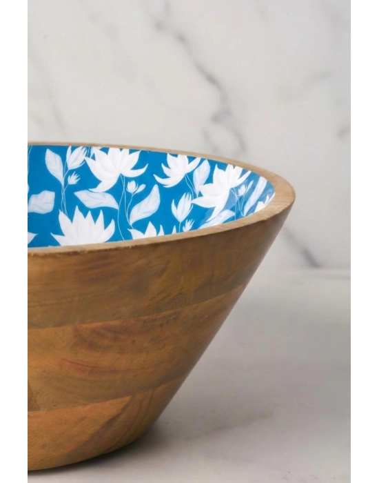 Mango Agacı Sunum Servis Kasesi & Dekoratif Kase 25 Cm Desenli-1