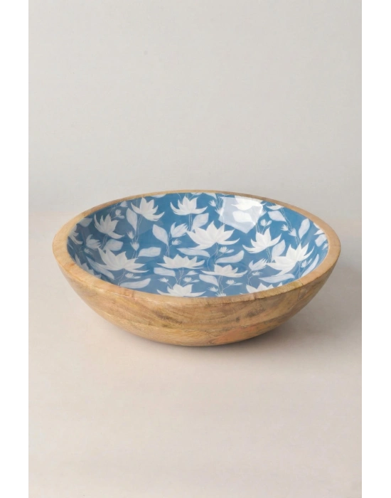 Mango Agacı Sunum Servis Kasesi & Dekoratif Kase 25 Cm Desenli