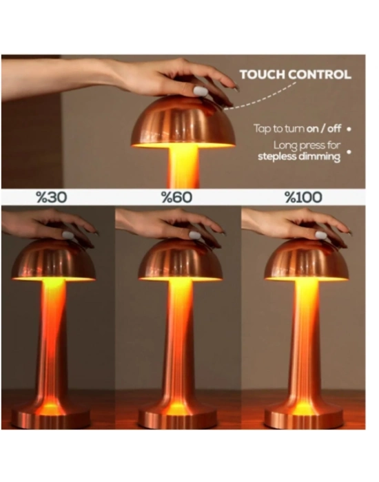 Mantar Dokunmatik LED Masa Lambası