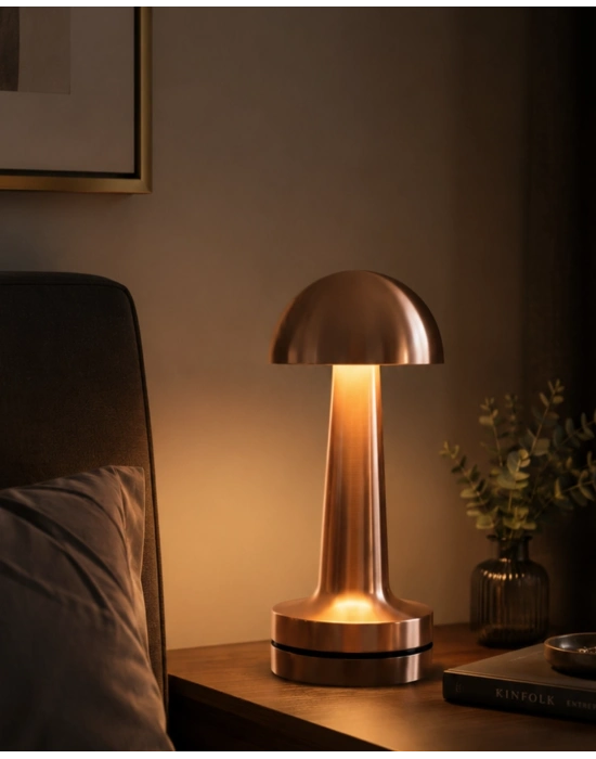 Mantar Masa Lambası Dokunmatik LED Gece Lambası