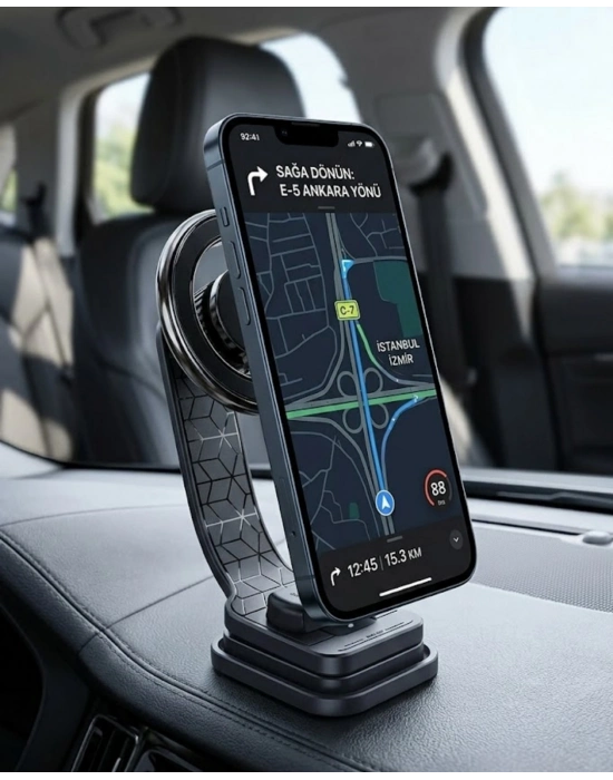 Manyetik Araç Telefon Standı Katlanabilir Telefon Tutucu