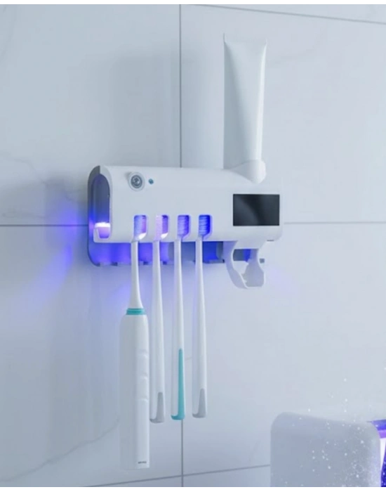 ® Manyetik Duvar Tipi UV Hijyenik Diş Fırçası Tutucu