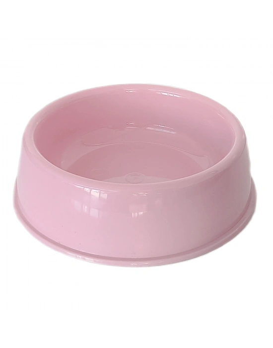 Markapet Kedi Köpek Plastik Mama Ve Su Kabı 20 cm - 200 ml Pembe