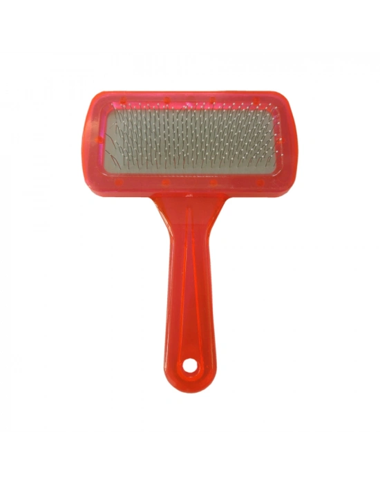 Markapet Kedi Köpek Tarağı Şeffaf 9*14 cm Turuncu