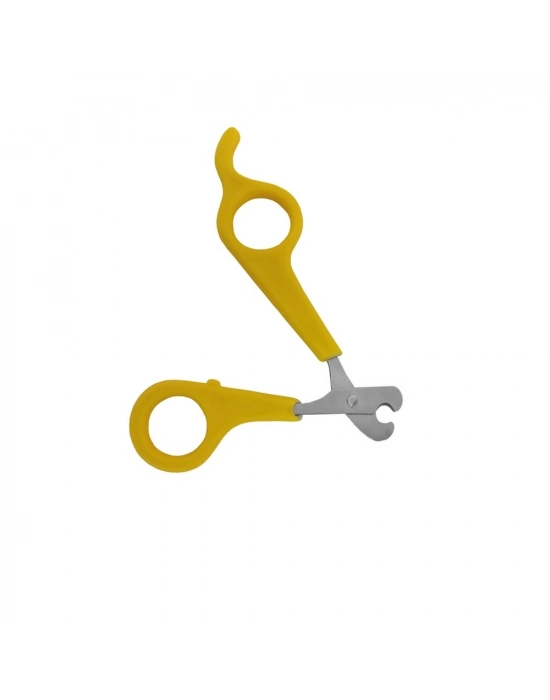 Markapet Paslanmaz Çelik Kedi Köpek Tırnak Makası 12 cm Sarı