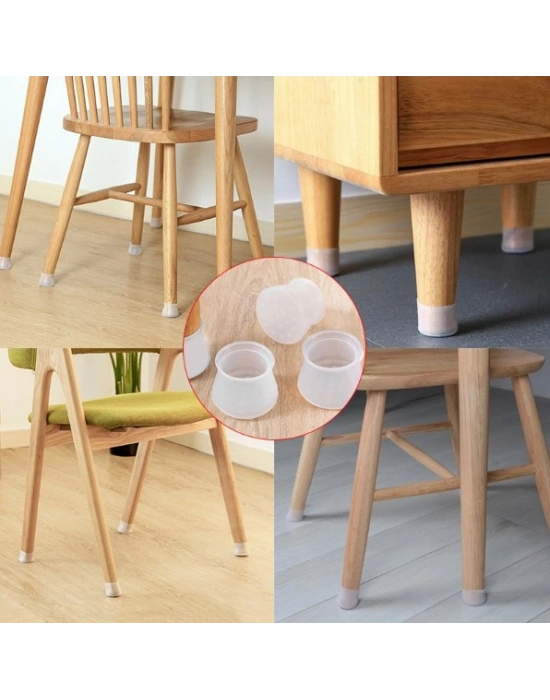 Masa Sandalye Ayak Koruyucu 12 Adet