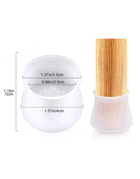 Masa Sandalye Ayak Koruyucu 12 Adet